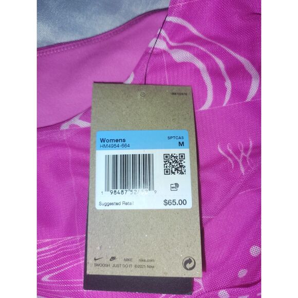 NWT Nike Serena Williams Design Crew Crop Tank Top Size M Style: HM4954-664 - Picture 4 of 5